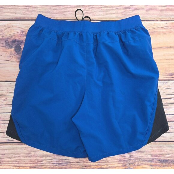 Under Armour Womens Lined Blue Athletic Shorts Large - Picture 2 of 7